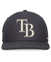 Nike Men's Anthracite Tampa Bay Rays Statement Pro Snapback Hat