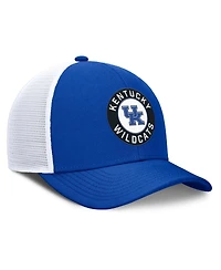 Nike Men's Royal/White Kentucky Wildcats Rise Primetime Performance Trucker Adjustable Hat