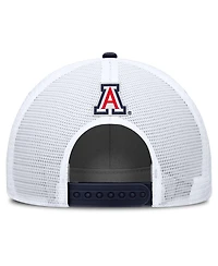 Nike Men's Navy/White Arizona Wildcats 2025 On-Field Rise Patch Trucker Adjustable Hat