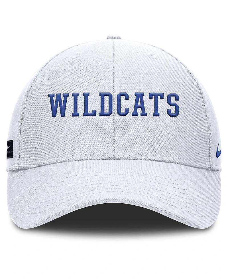Nike Men's White Kentucky Wildcats 2025 On-Field Rise Performance Adjustable Hat