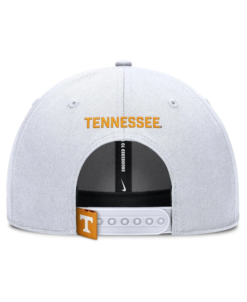 Nike Men's White Tennessee Volunteers 2025 On-Field Rise Performance Adjustable Hat