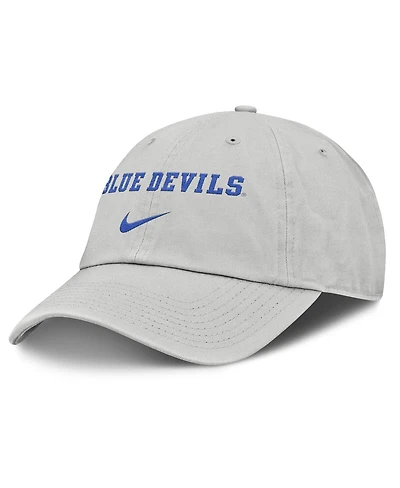 Nike Men's Gray Duke Blue Devils 2025 On-Field Gameday Club Adjustable Hat