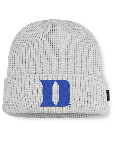 Nike Men Gray Duke Blue Devils 2025 On-Field Utility Cuffed Knit Hat