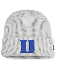 Nike Men Gray Duke Blue Devils 2025 On-Field Utility Cuffed Knit Hat