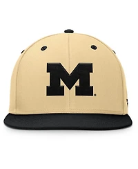 Fanatics Men's Gold/Black Michigan Wolverines Balance Fitted Hat