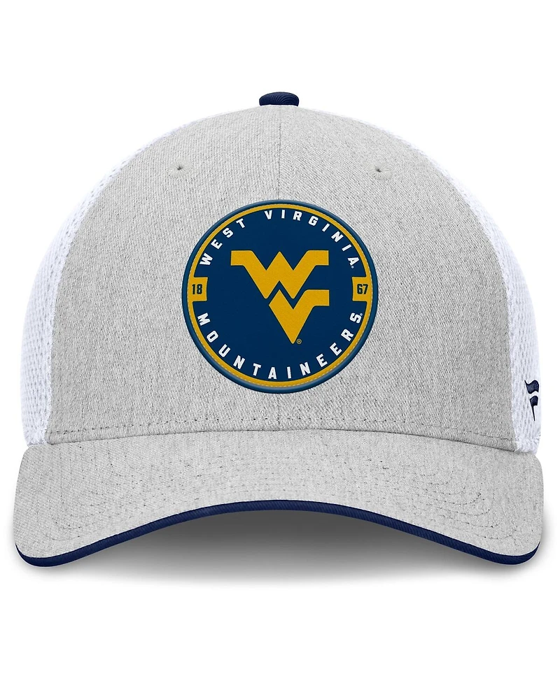 Fanatics Men's Heather Gray West Virginia Mountaineers Trigger Flex Hat