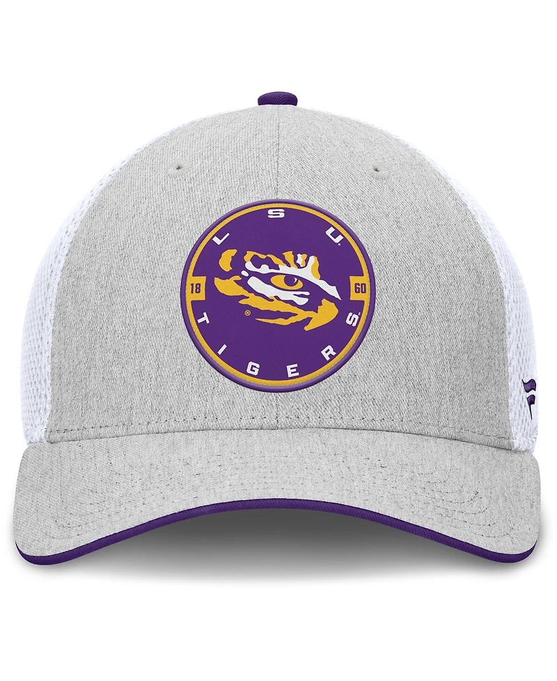 Fanatics Men's Heather Gray Lsu Tigers Trigger Flex Hat
