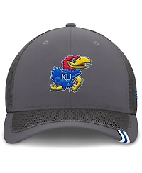 Fanatics Men's Gray Kansas Jayhawks Clincher Flex Hat