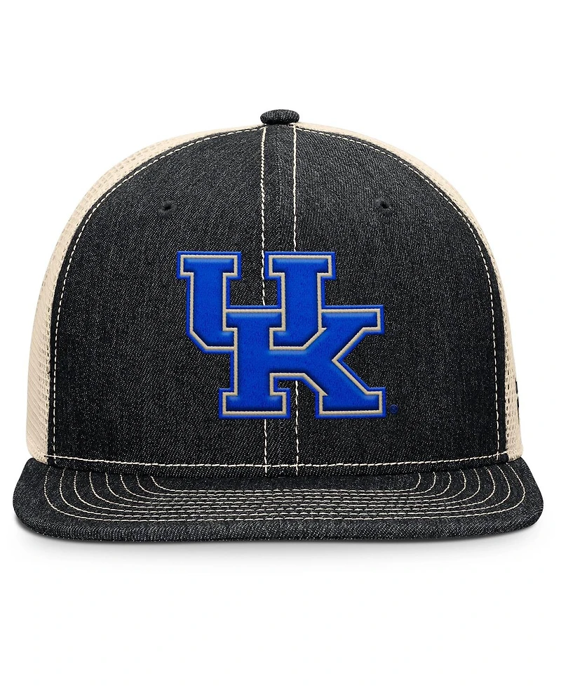 Fanatics Men's Black/Natural Kentucky Wildcats Legend Trucker Snapback Hat