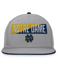 Fanatics Men's Gray Notre Dame Fighting Irish Duo Snapback Hat