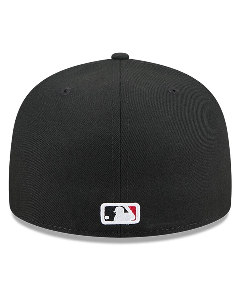New Era Men's Black Chicago White Sox Baseball Hall of Fame 59FIFTY Fitted Hat