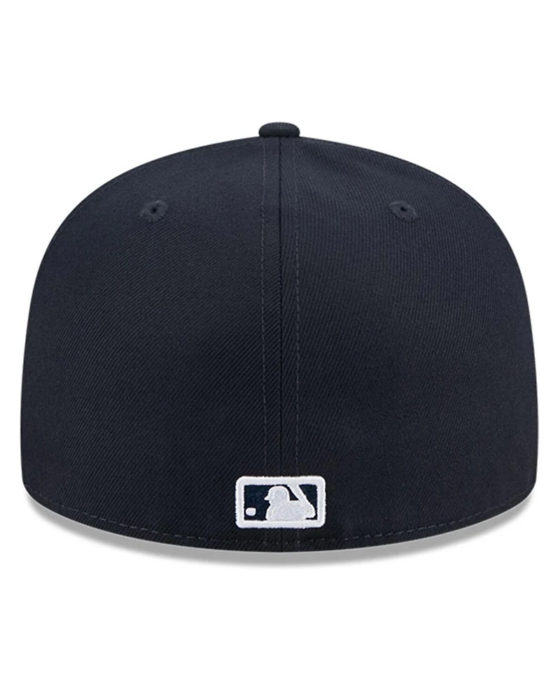 New Era Men's Navy Atlanta Braves Baseball Hall of Fame 59FIFTY Fitted Hat