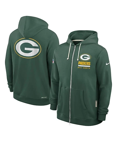 Nike Men's Green Bay Packers Sideline Utility Player Performance Full-Zip Hoodie