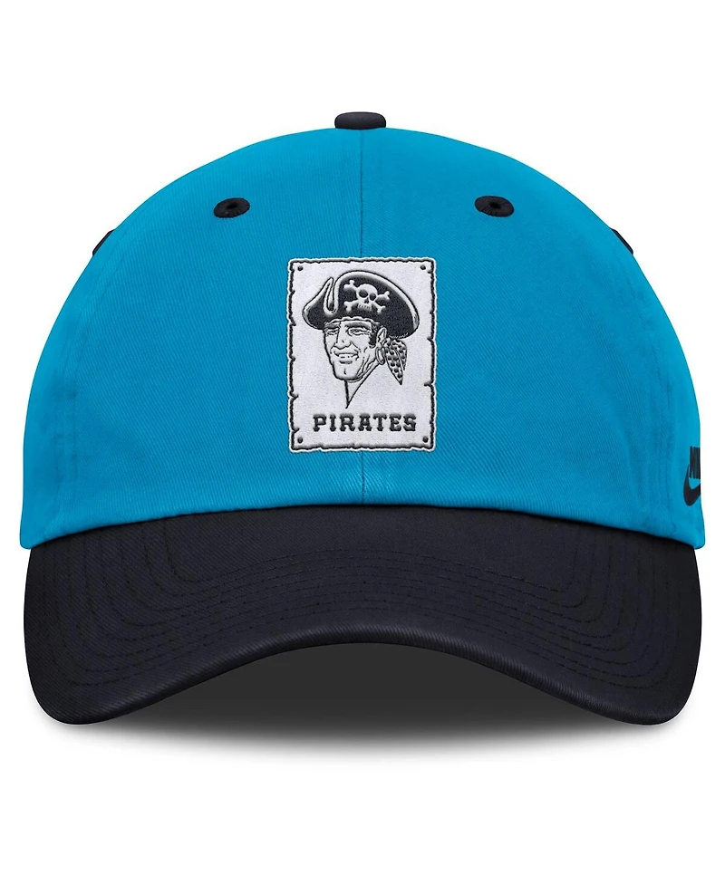 Nike Men's Blue/Navy Pittsburgh Pirates Neon 90s Club Adjustable Hat