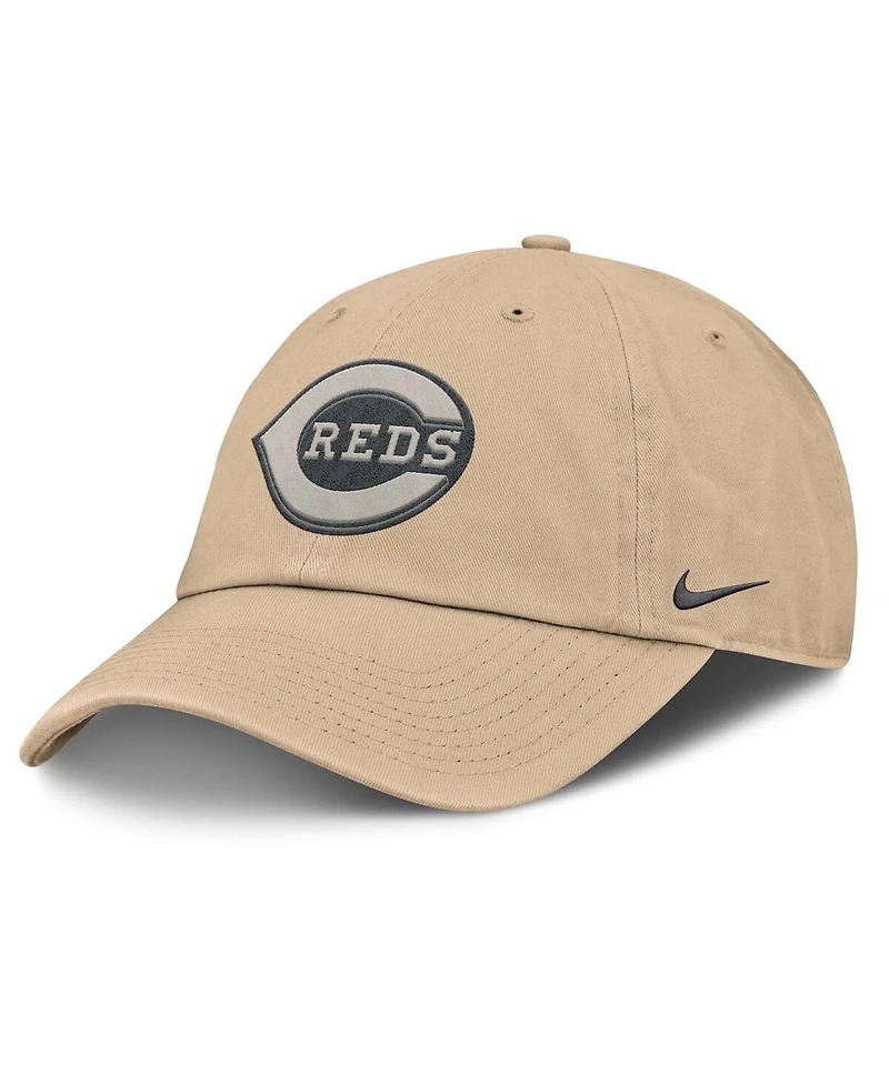 Nike Men's Khaki Cincinnati Reds Club Adjustable Hat
