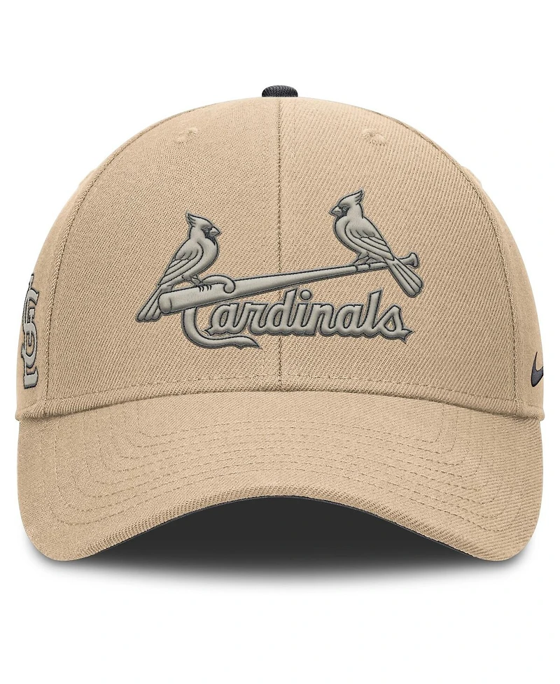 Nike Men's Khaki St. Louis Cardinals Rise Adjustable Hat