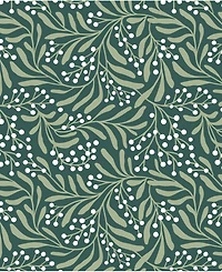 Lady Jayne Winter Mistletoe Gift Wrap, 30" x 120"