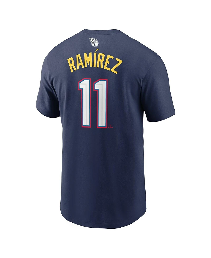 Nike Men's Jose Ramirez Navy American League 2025 All-Star Edition Name Number T-Shirt