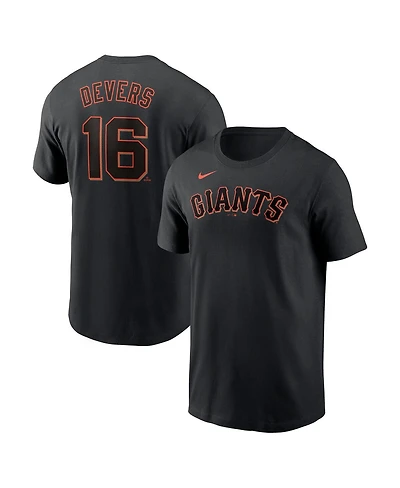 Nike Men's Rafael Devers San Francisco Giants Name Number T-Shirt
