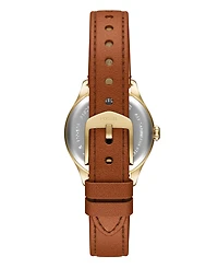 Fossil Women's Gilmore Three-Hand Brown Croco Leather Watch, 28mm