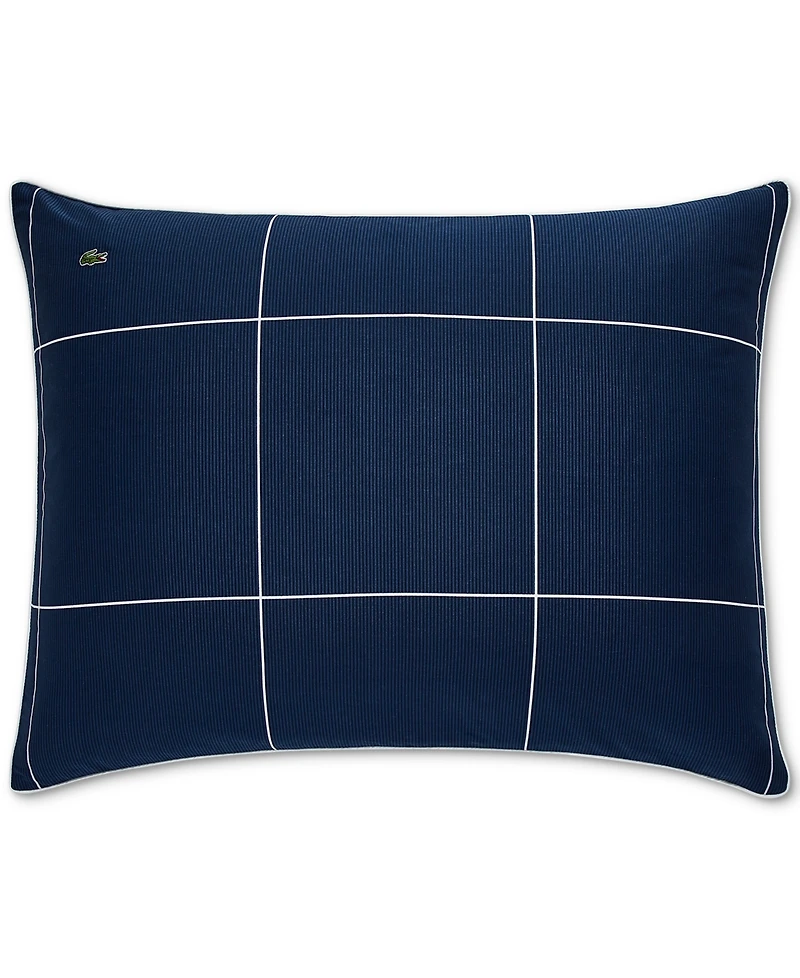 Lacoste Home Tennis Checks Cotton 2-Pc. Comforter Set, Twin