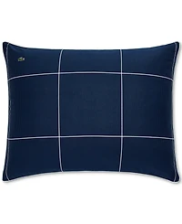 Lacoste Home Tennis Checks Cotton 2-Pc. Comforter Set, Twin