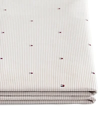 Tommy Hilfiger Ithaca Flag Stripe Cotton Percale 4-Piece Sheet Set, Full