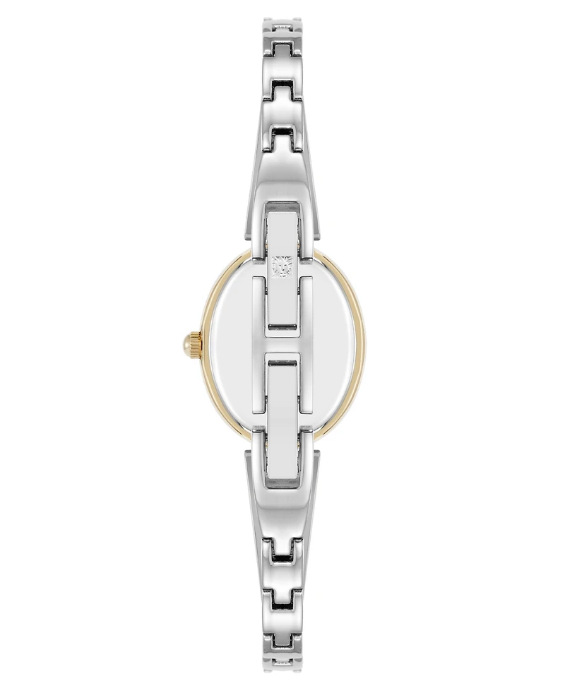 Anne Klein Women's Quartz Two-Tone Metal Alloy Bangle Watch, 18mm