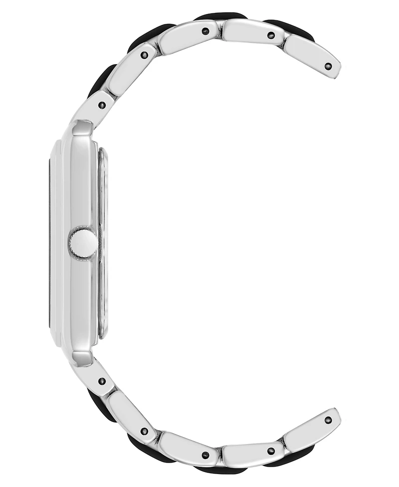 Anne Klein Women's Quartz Casual Silver-Tone Metal Alloy Bracelet Watch, 26mm