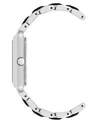 Anne Klein Women's Quartz Casual Silver-Tone Metal Alloy Bracelet Watch, 26mm