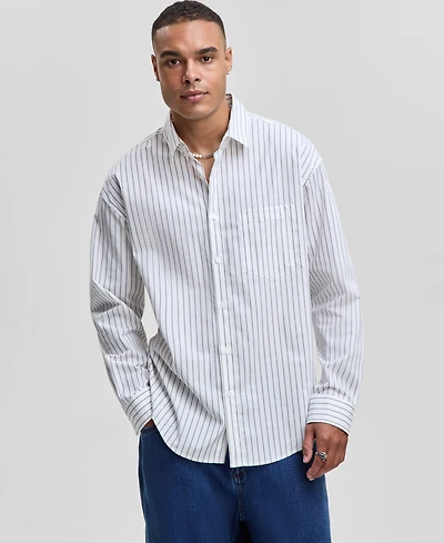 Mode of One Men's Chance Relaxed-Fit Shirt, Macy's Exclusive