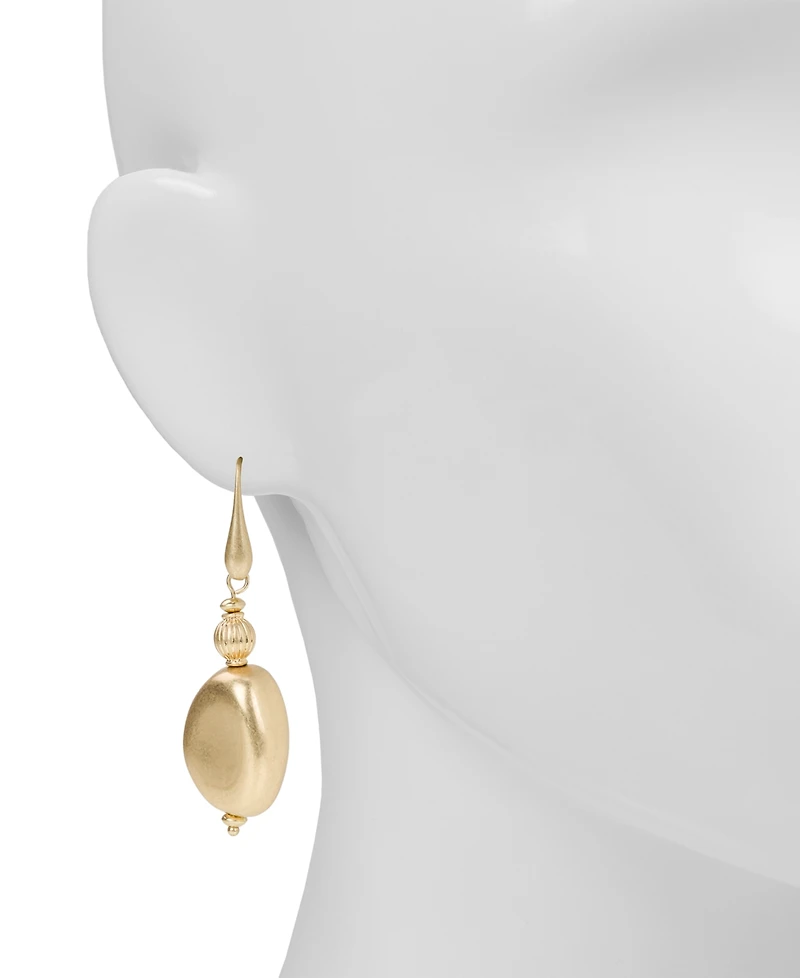 Patricia Nash Oval Drop Wire Earrings