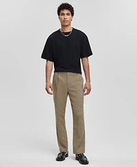 Mode of One Men's Relaxed-Fit Houndstooth Pants, Macy's Exclusive