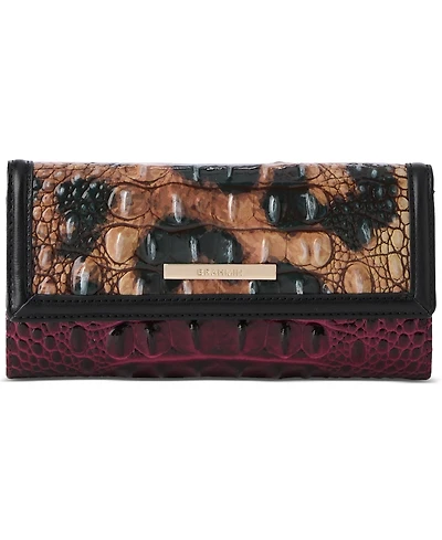 Brahmin Cordelia Cherry Lacquer Towers Wallet