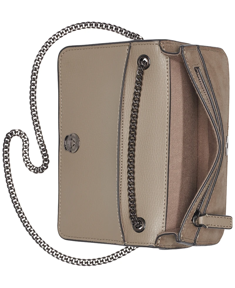 Karl Lagerfeld Paris Kosette Mini Suede Shoulder Bag