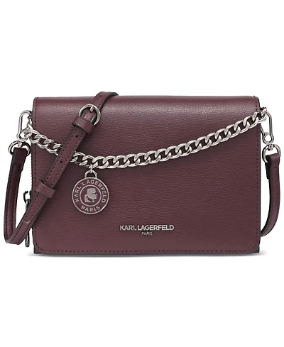 Karl Lagerfeld Paris Lourdes Crossbody with Chain Strap