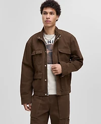 Mode of One Men's Relaxed-Fit Cargo Jacket, Macy's Exclusive