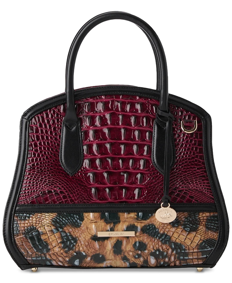 Brahmin Rosetta Medium Leather Satchel