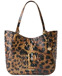 Brahmin Aliza Impression Melbourne Leather Tote