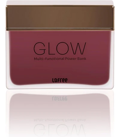 Lofree Glow Power Bank, 10,000mAh Portable Charger with Led Light Effects, 22.5W Fast Charging, Usb-c for iPhone, iPad