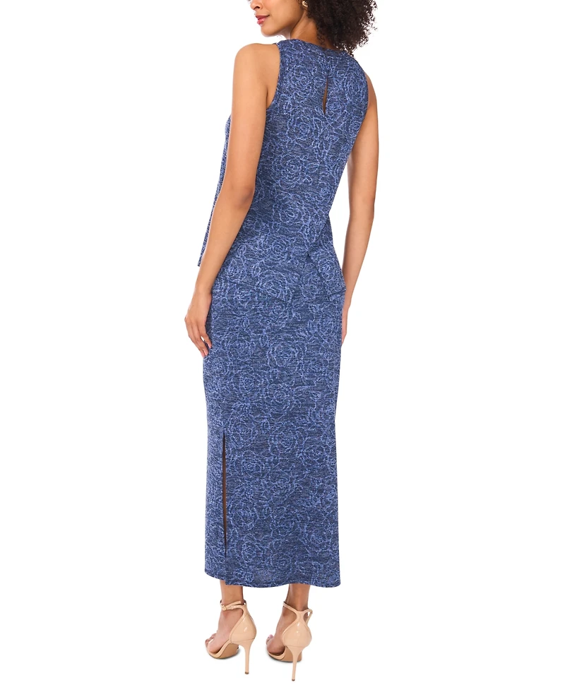 Vince Camuto Women's Textured Crewneck Sleeveless Top