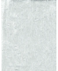 Kate Aurora Vesper Room Darkening Grommet Top Crinkled Satin Lined Single Window Curtain Panel - 84 in. Long Silver