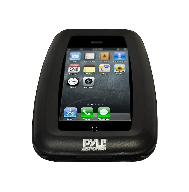 Pyle Waterproof Windshield Dashboard Universal Car & Boat Mount Holder for iPhone, iPod, Android Devices (Black)