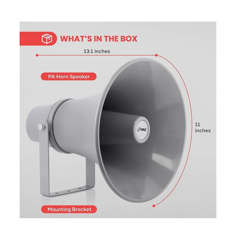 Pyle 11'' Indoor / Outdoor 30 Watt Pa Horn Speaker with 70V Transformer