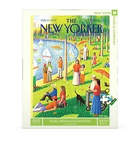 New York Puzzle Company Sunday Afternoon in Central Park 1000 Piece Puzzle