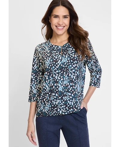 Olsen Modern Animal Print T-Shirt
