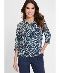 Olsen Modern Animal Print T-Shirt