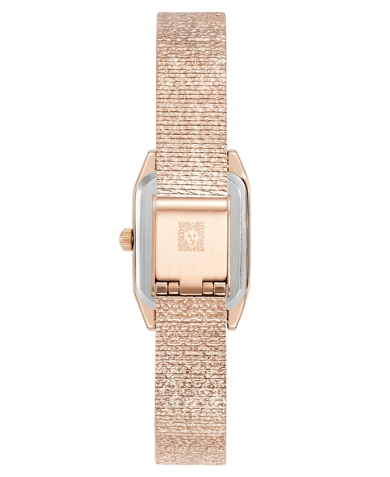 Anne Klein Women's Quartz Regency Rose Gold-Tone Stainless Steel Watch, 21mm