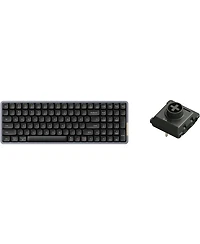 Lofree Flow100 Low Profile Mechanical Keyboard – 75% Rechargeable Wireless Keyboard, Bluetooth & Wired Connection