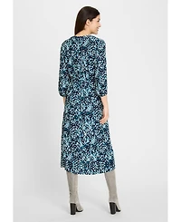 Olsen Women's Modern Animal Print Tunic Dress